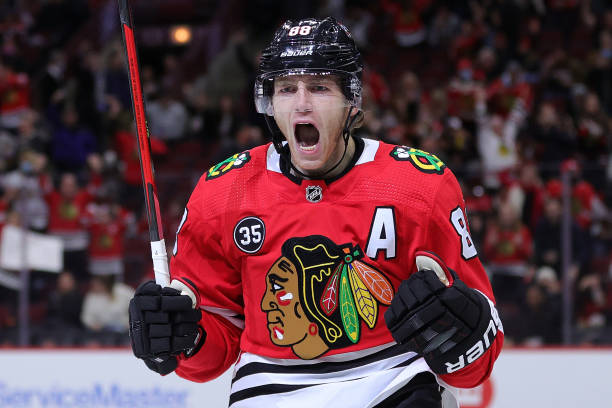 Patrick Kane  (Photo by Stacy Revere/Getty Images)